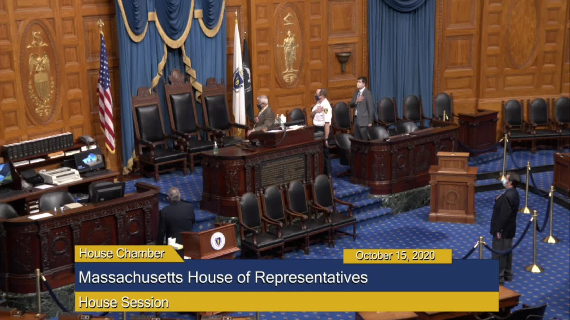 Thumbnail image for Commonwealth of Massachusetts State House.  House of Representatives, Informal Session, October er 15, 2020.