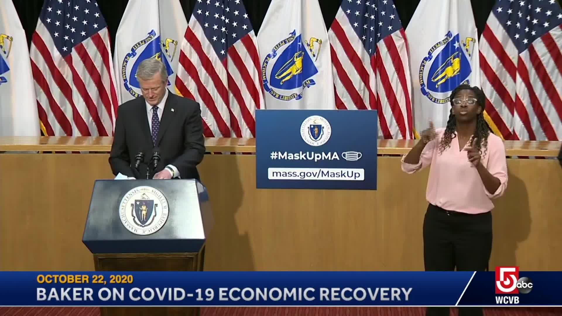 Thumbnail image for Commonwealth of Massachusetts State House.  Governor Baker COVID-19 Update: October 22, 2020.