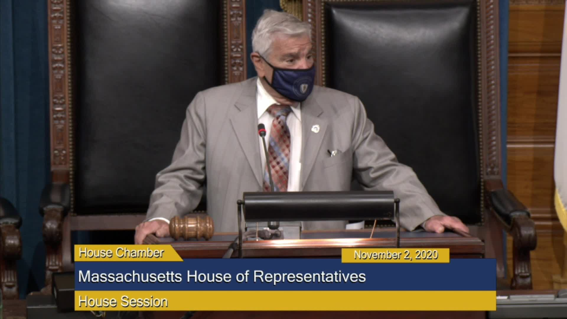 Thumbnail image for Commonwealth of Massachusetts State House.  House of Representatives, Informal Session, November 2, 2020.