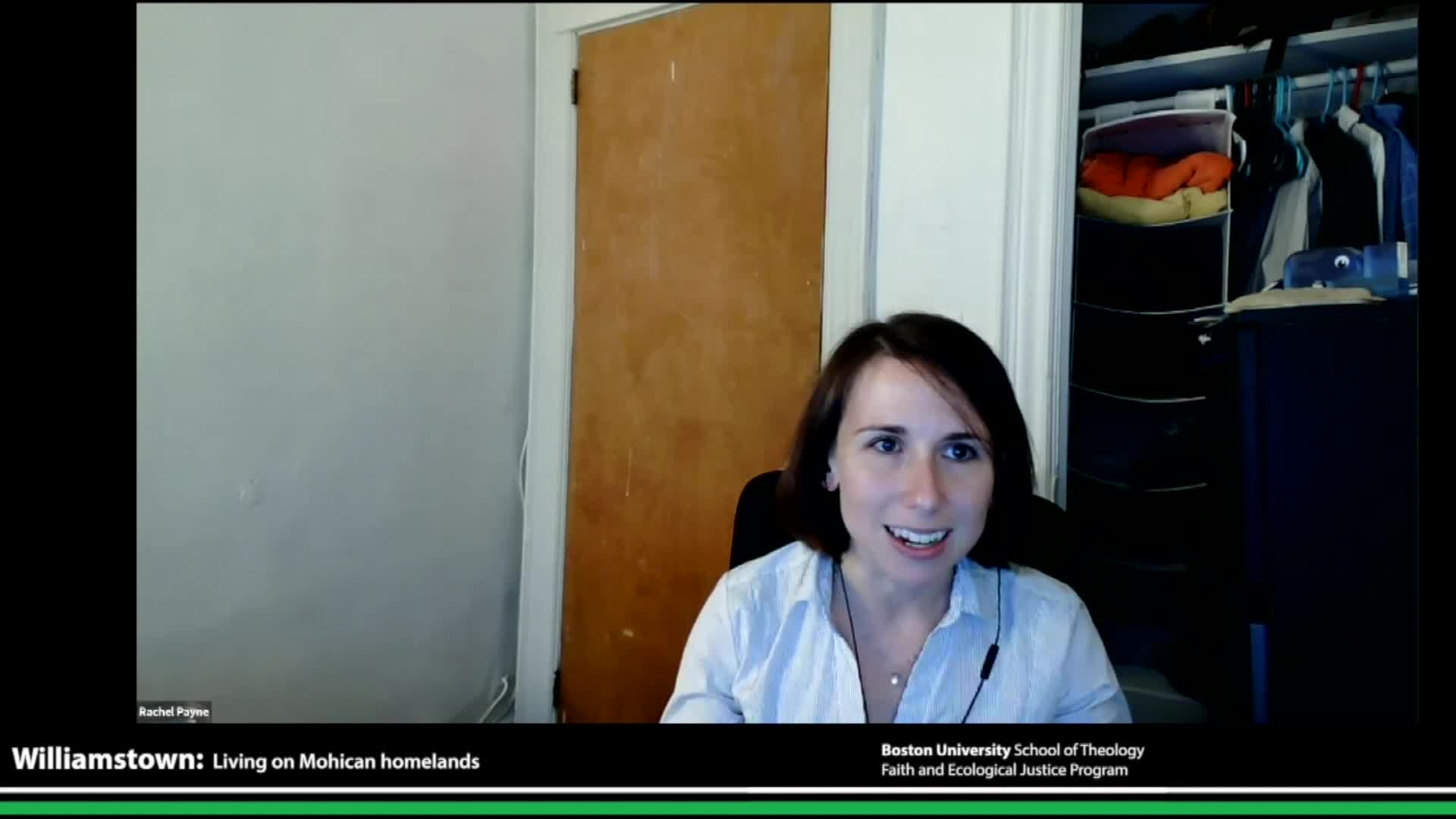 Thumbnail image for "Williamstown:  Living on Mohican homelands," presented by the Boston University School of Theology, Faith and Ecological Justice Program, October 29, 2020.