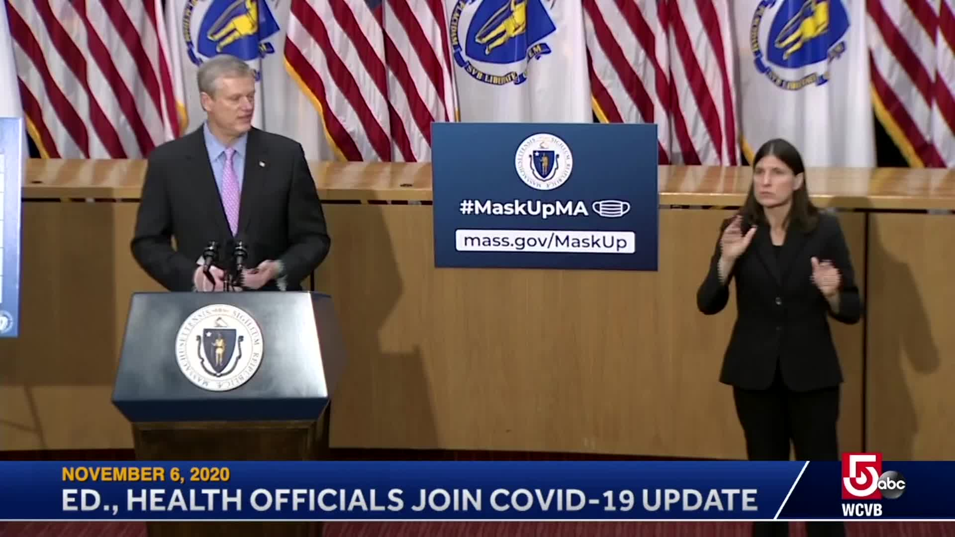 Thumbnail image for Commonwealth of Massachusetts State House.  Governor Baker COVID-19 Update: November 6, 2020.