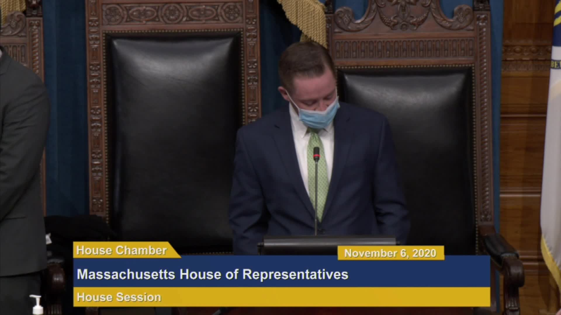 Thumbnail image for Commonwealth of Massachusetts State House.  House of Representatives, Informal Session, November 6, 2020.