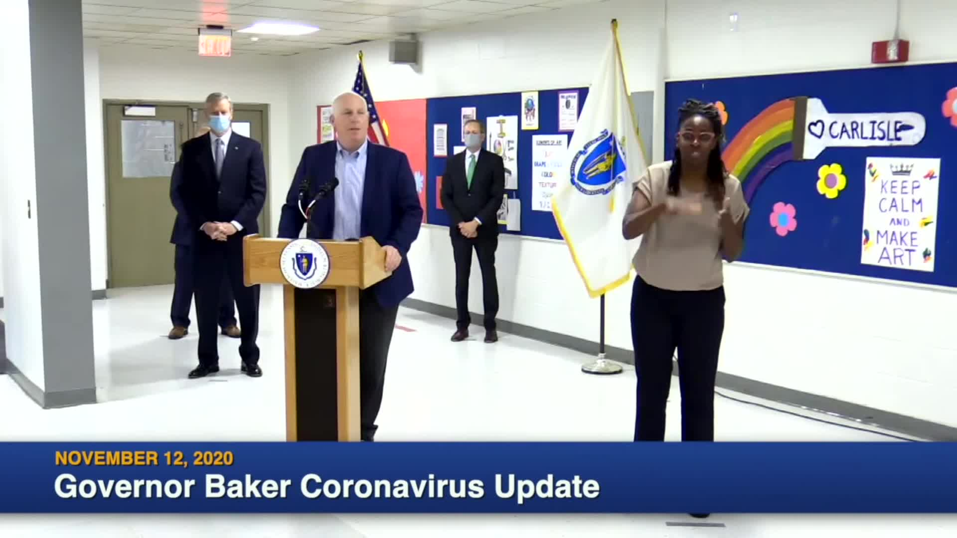 Thumbnail image for Commonwealth of Massachusetts State House.  Governor Baker COVID-19 Update: November 12, 2020.