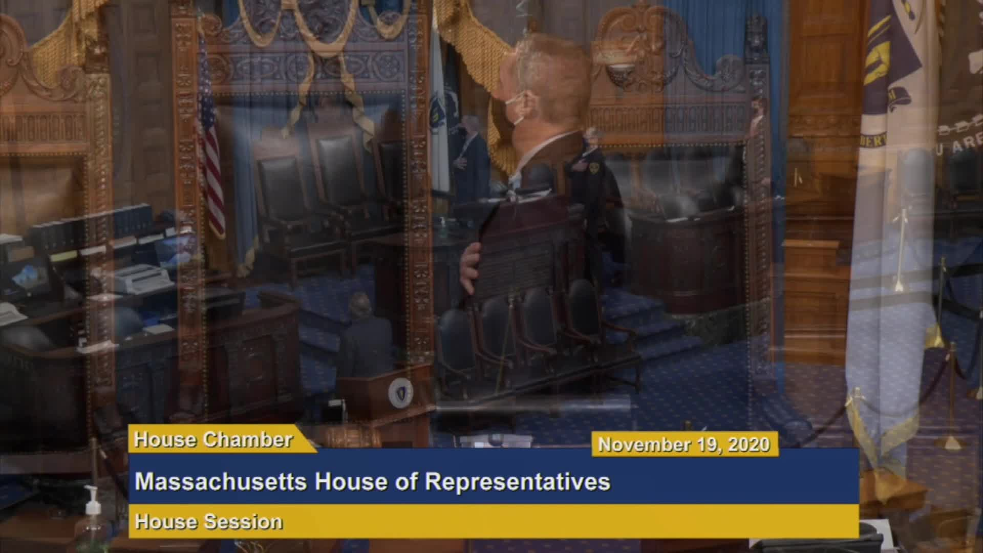 Thumbnail image for Commonwealth of Massachusetts State House.  House of Representatives, Informal Session, November 19, 2020.
