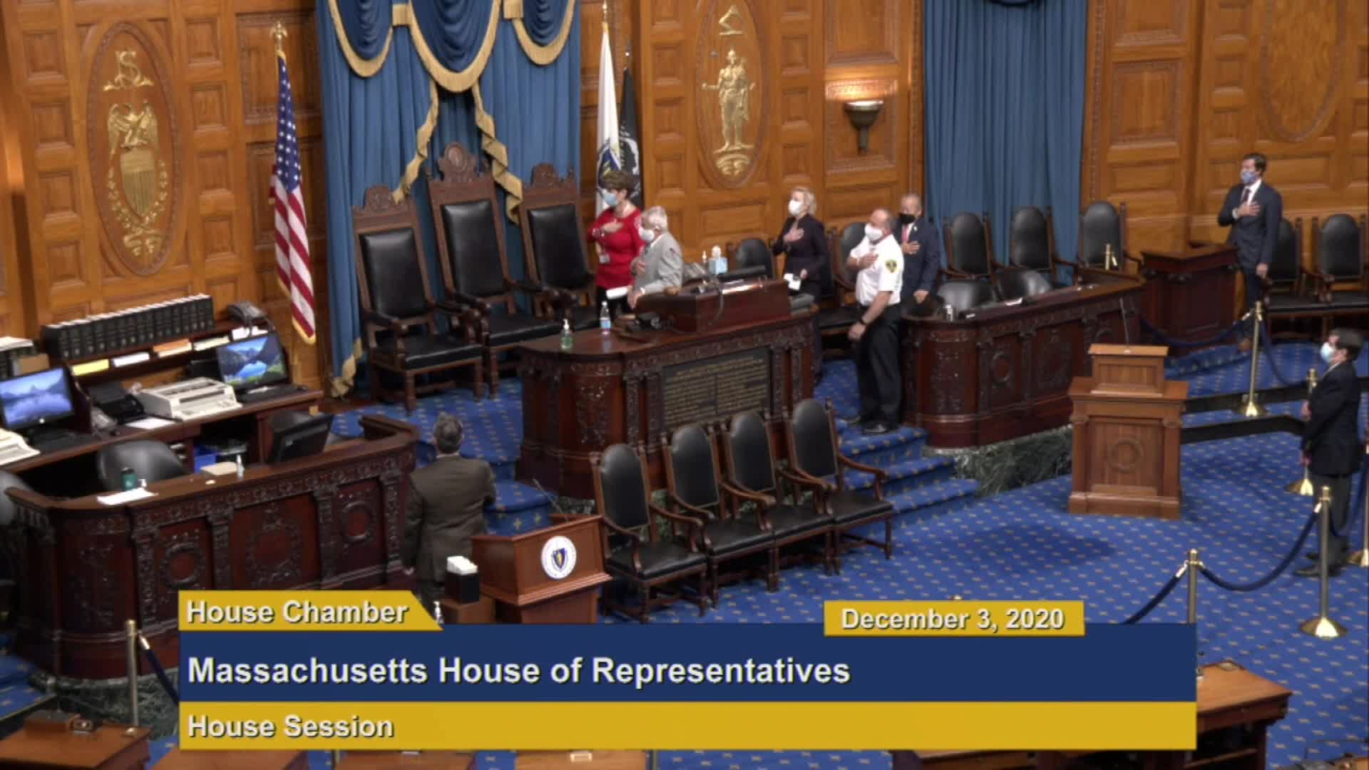 Thumbnail image for Commonwealth of Massachusetts State House.  House of Representatives, Informal Session, December 3, 2020.