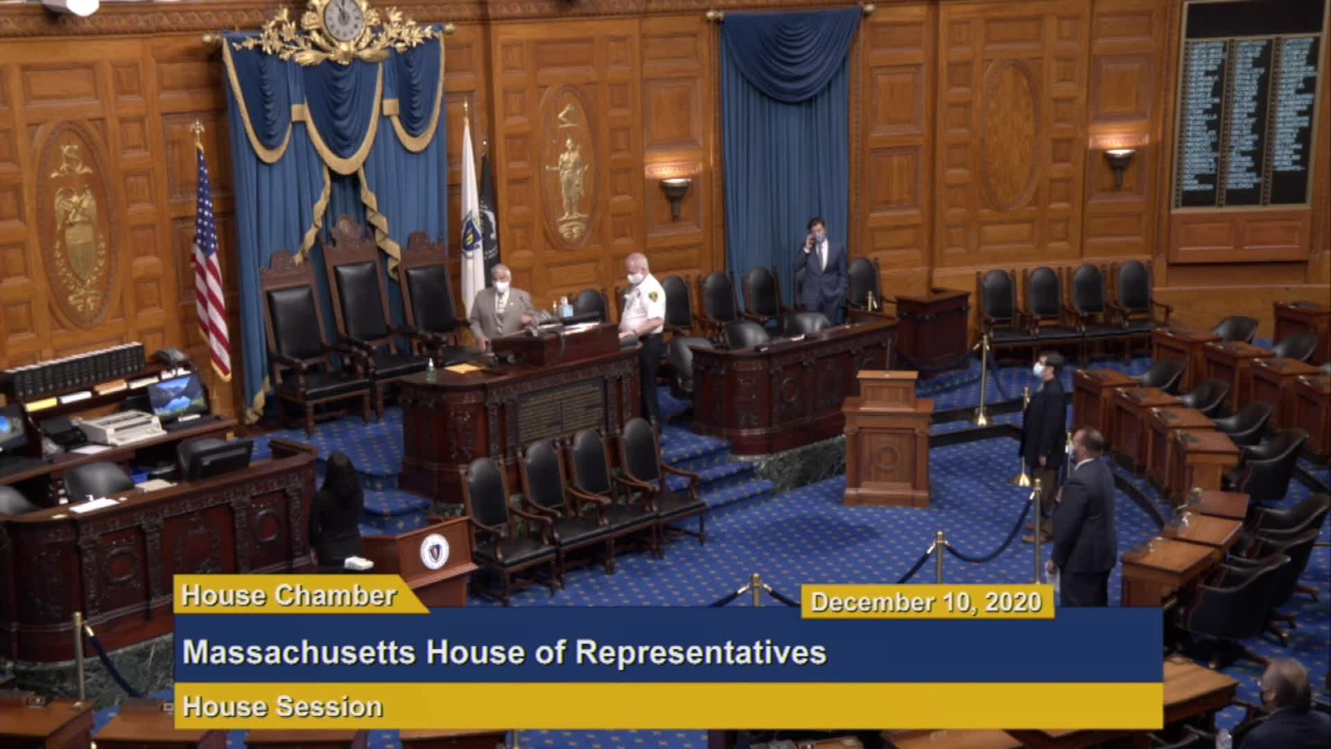 Thumbnail image for Commonwealth of Massachusetts State House.  House of Representatives, Informal Session, December 10, 2020.