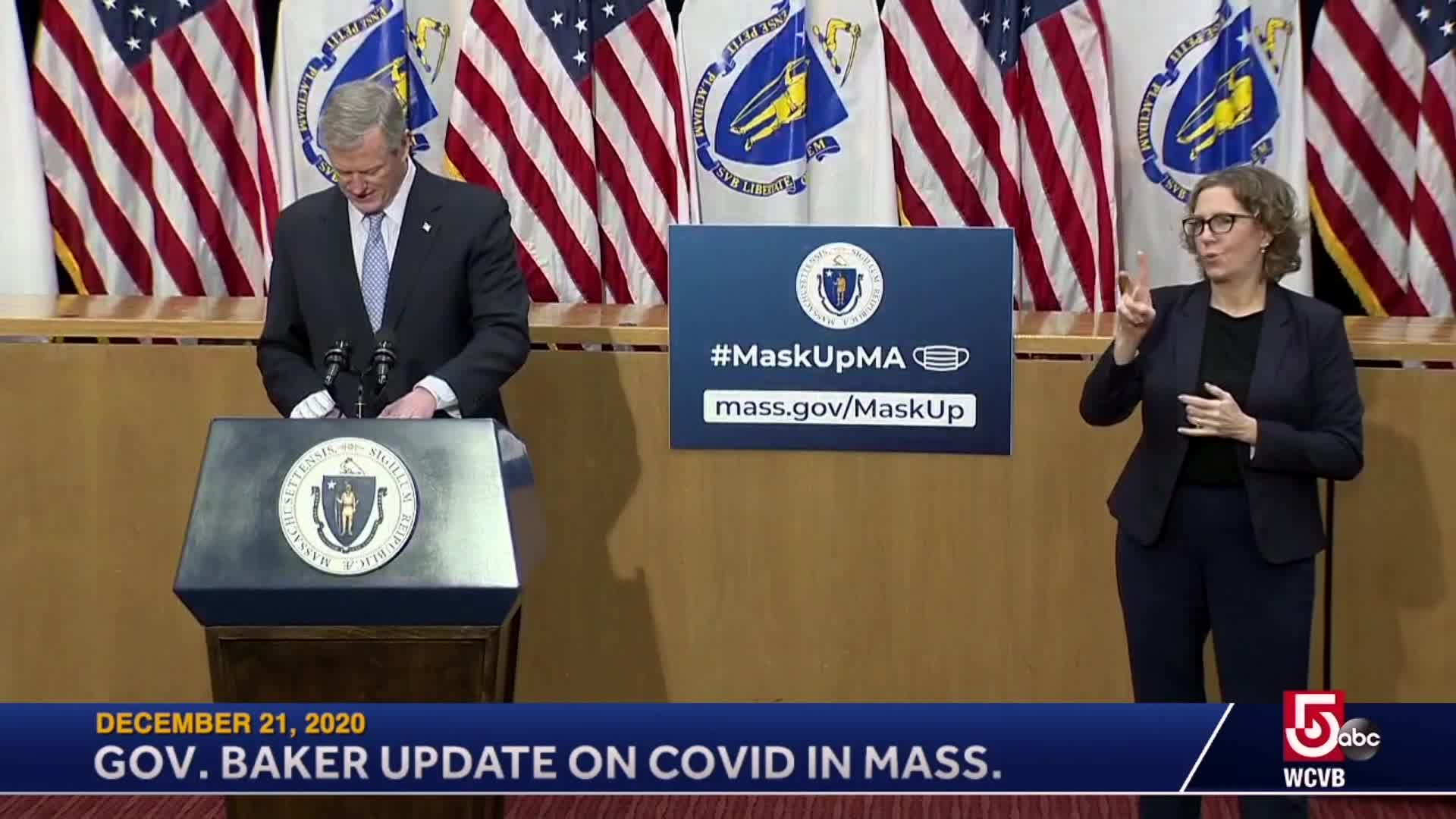 Thumbnail image for Commonwealth of Massachusetts State House.  Governor Baker COVID-19 Update: December 21, 2020.