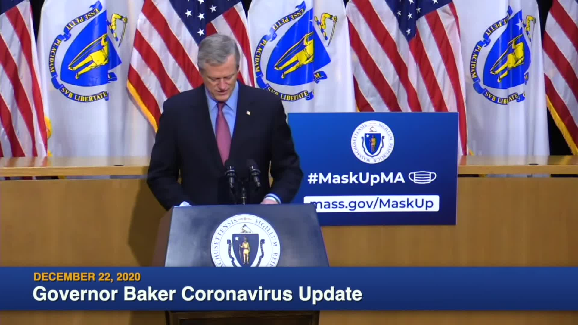 Thumbnail image for Commonwealth of Massachusetts State House.  Governor Baker COVID-19 Update: December 22, 2020.