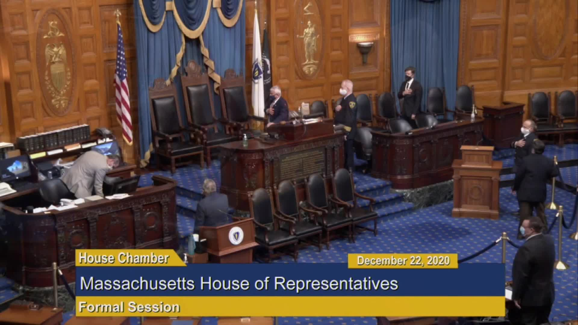 Thumbnail image for Commonwealth of Massachusetts State House.  House of Representatives, Formal Session, Part 1 of 3, December 22, 2020.