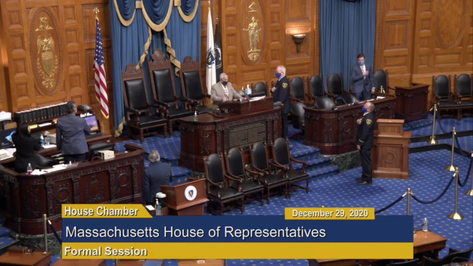 Thumbnail image for Commonwealth of Massachusetts State House.  House of Representatives, Formal Session, Part 1 of 2, December 29, 2020.