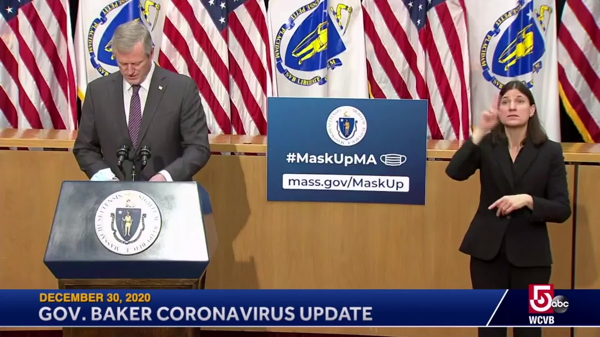 Thumbnail image for Commonwealth of Massachusetts State House.  Governor Baker COVID-19 Update: December 30, 2020.