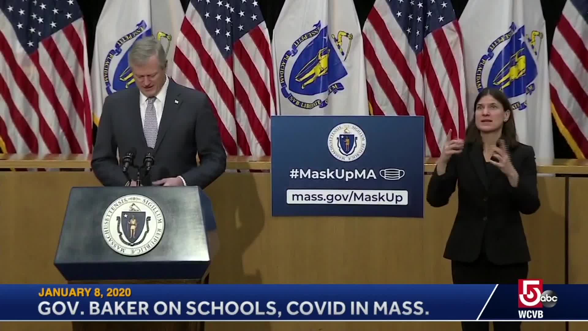 Thumbnail image for Commonwealth of Massachusetts State House.  Governor Baker COVID-19 Update: January 8, 2021.