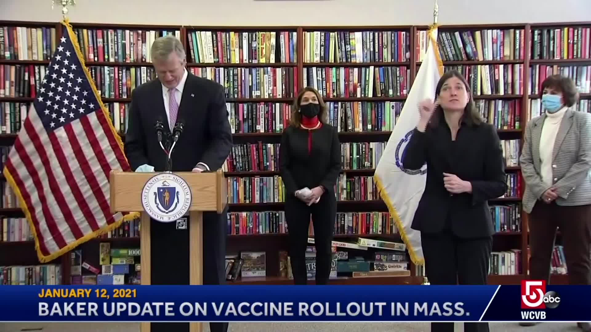 Thumbnail image for Commonwealth of Massachusetts State House.  Governor Baker COVID-19 Update: January 12, 2021.