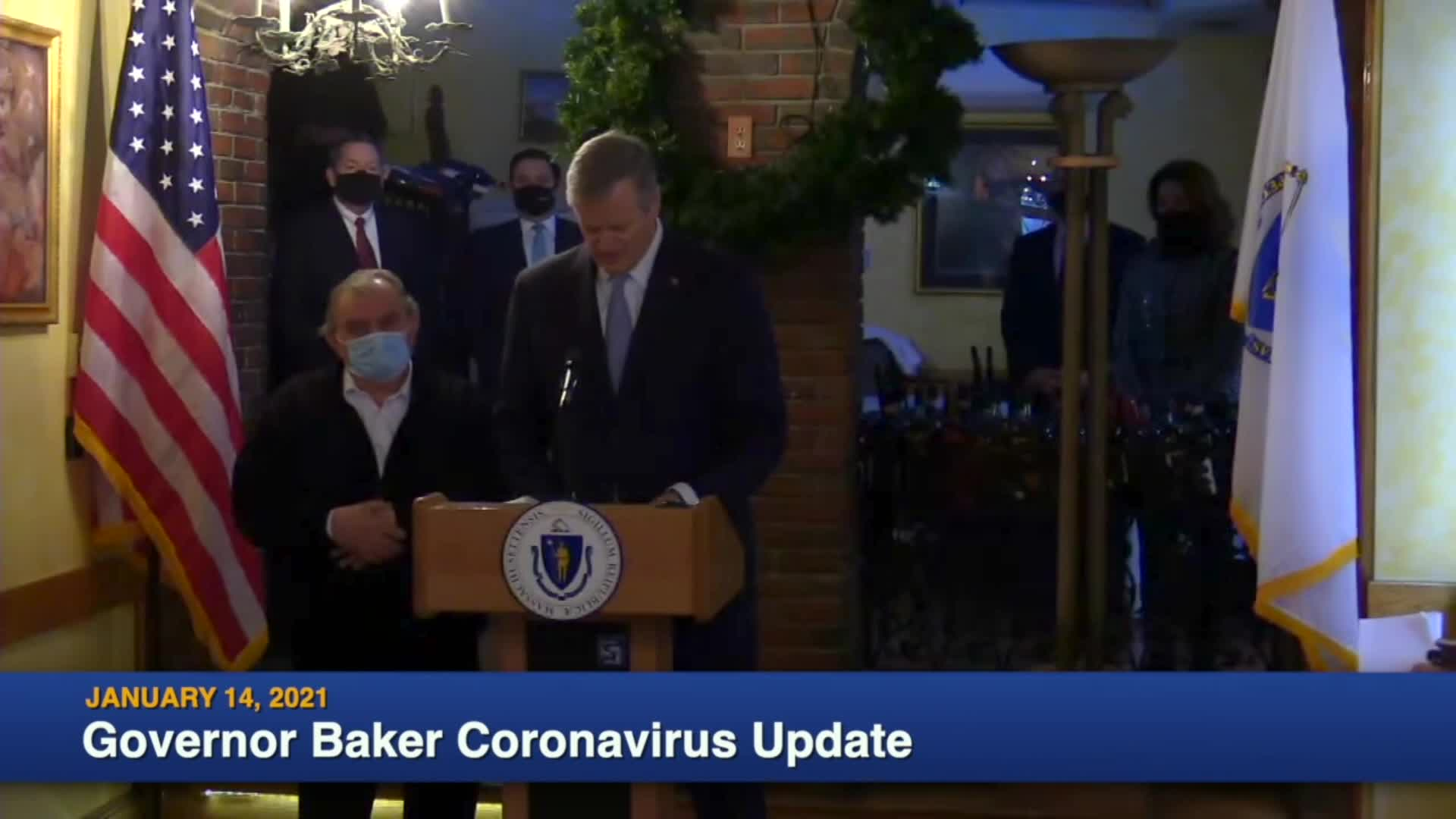 Thumbnail image for Commonwealth of Massachusetts State House.  Governor Baker COVID-19 Update: January 14, 2021.