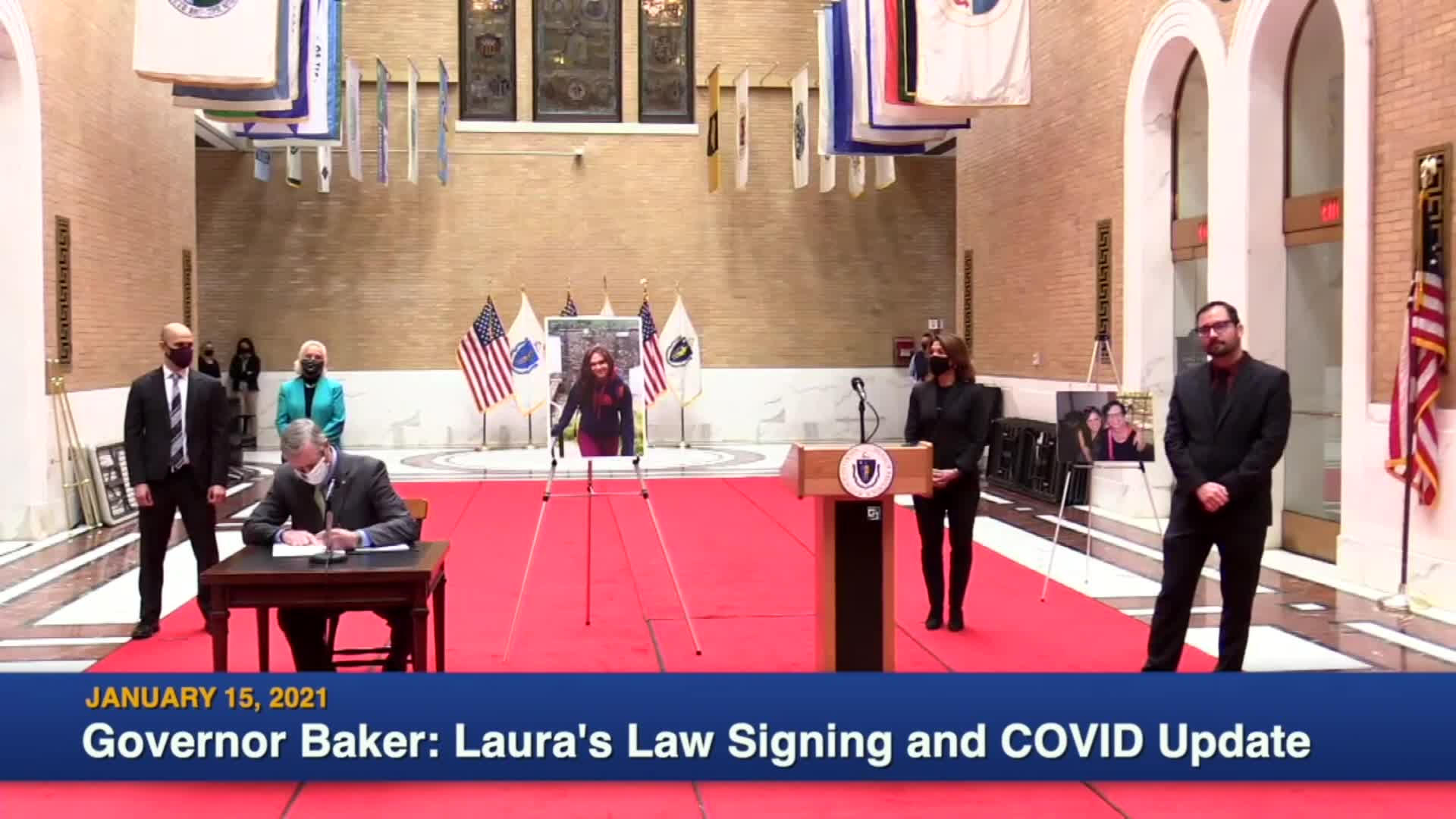 Thumbnail image for Commonwealth of Massachusetts State House.  Governor Baker COVID-19 Update: January 15, 2021.