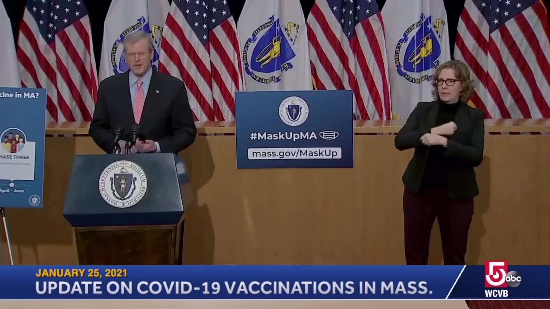 Thumbnail image for Commonwealth of Massachusetts State House.  Governor Baker COVID-19 Update: January 25, 2021.