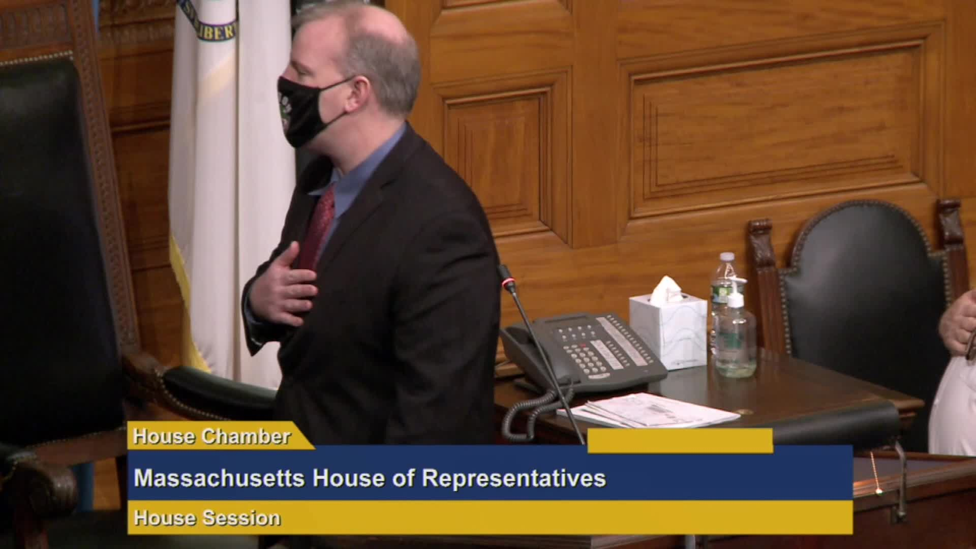 Thumbnail image for Commonwealth of Massachusetts State House.  House of Representatives and Senate Joint Session, January 27, 2021.