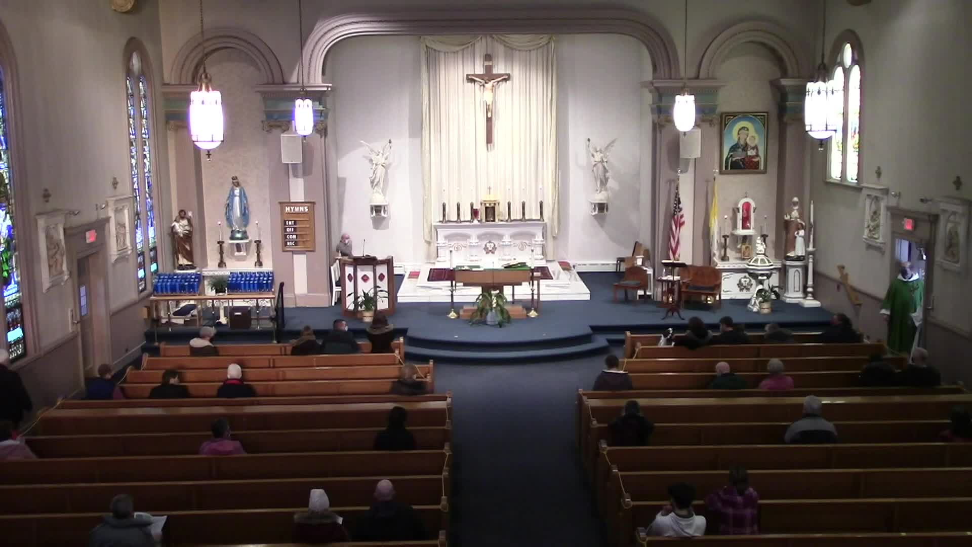 Thumbnail image for "Holy Mass," Celebrated by Fr. Brian McGrath, Pastor, St. Mary’s Parish, Lee, Massachusetts.  February 7, 2021.