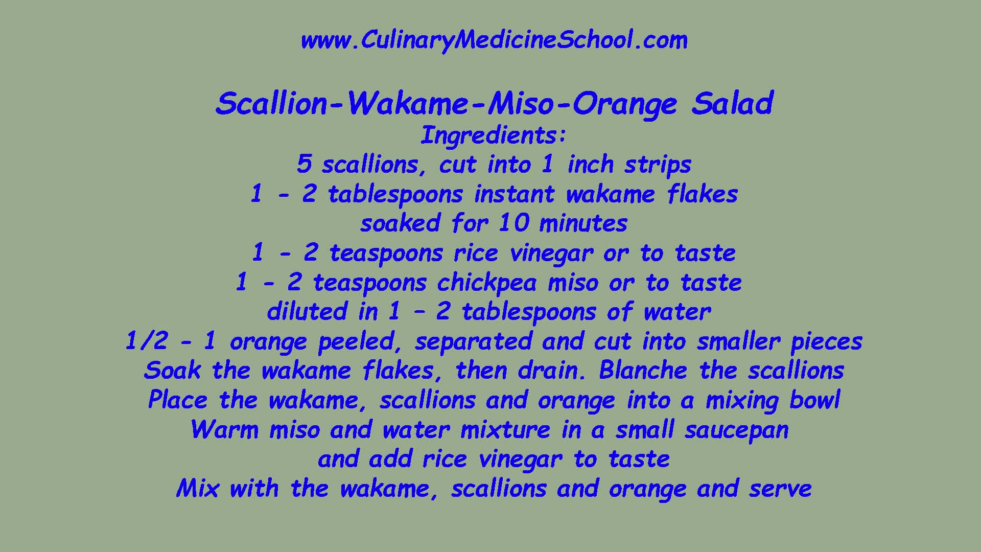 Thumbnail image for "Culinary Medicine cooking with Bettina.  Episode 04."