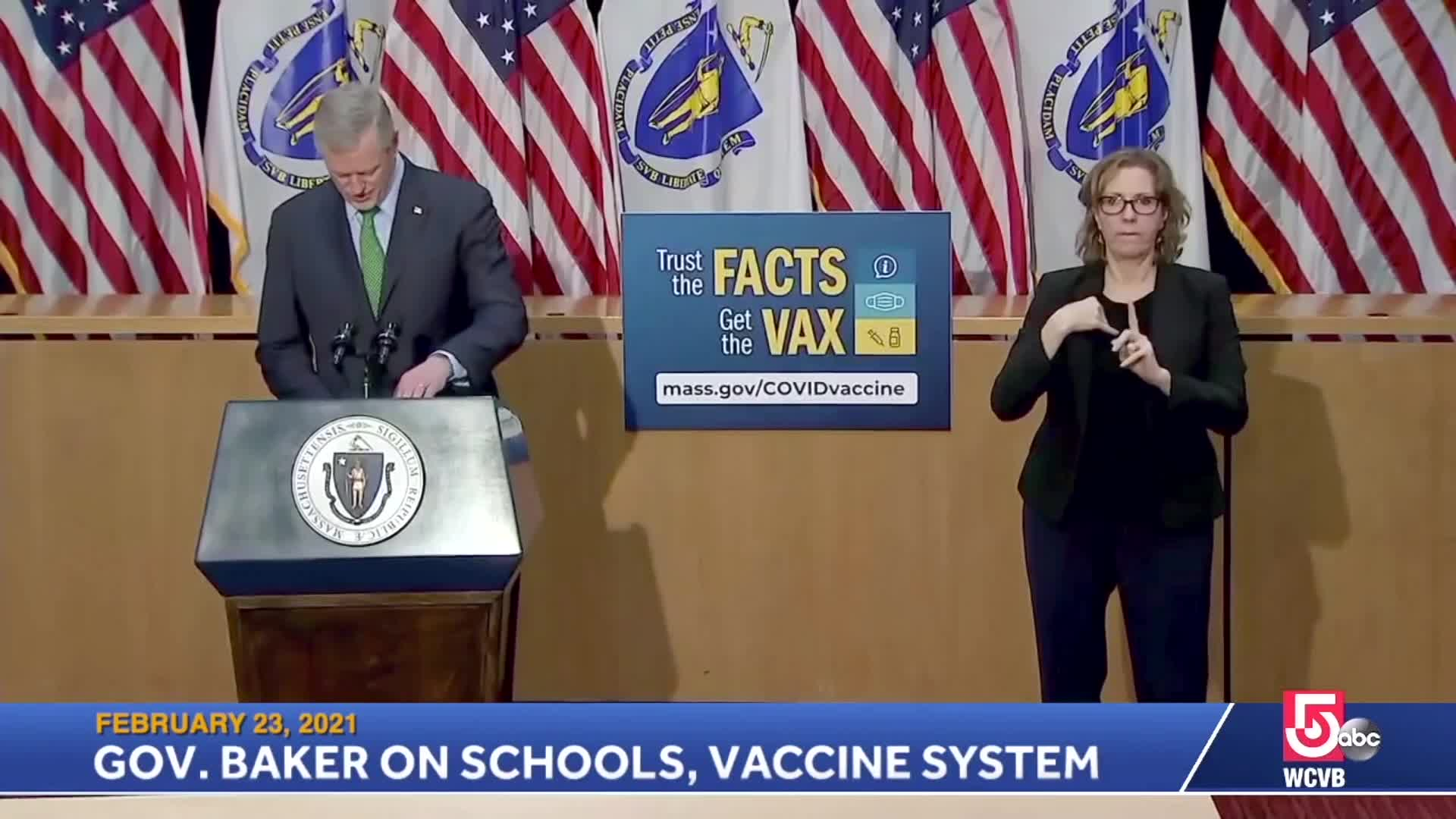 Thumbnail image for Commonwealth of Massachusetts State House.  Governor Baker COVID-19 Update: February 23, 2021.