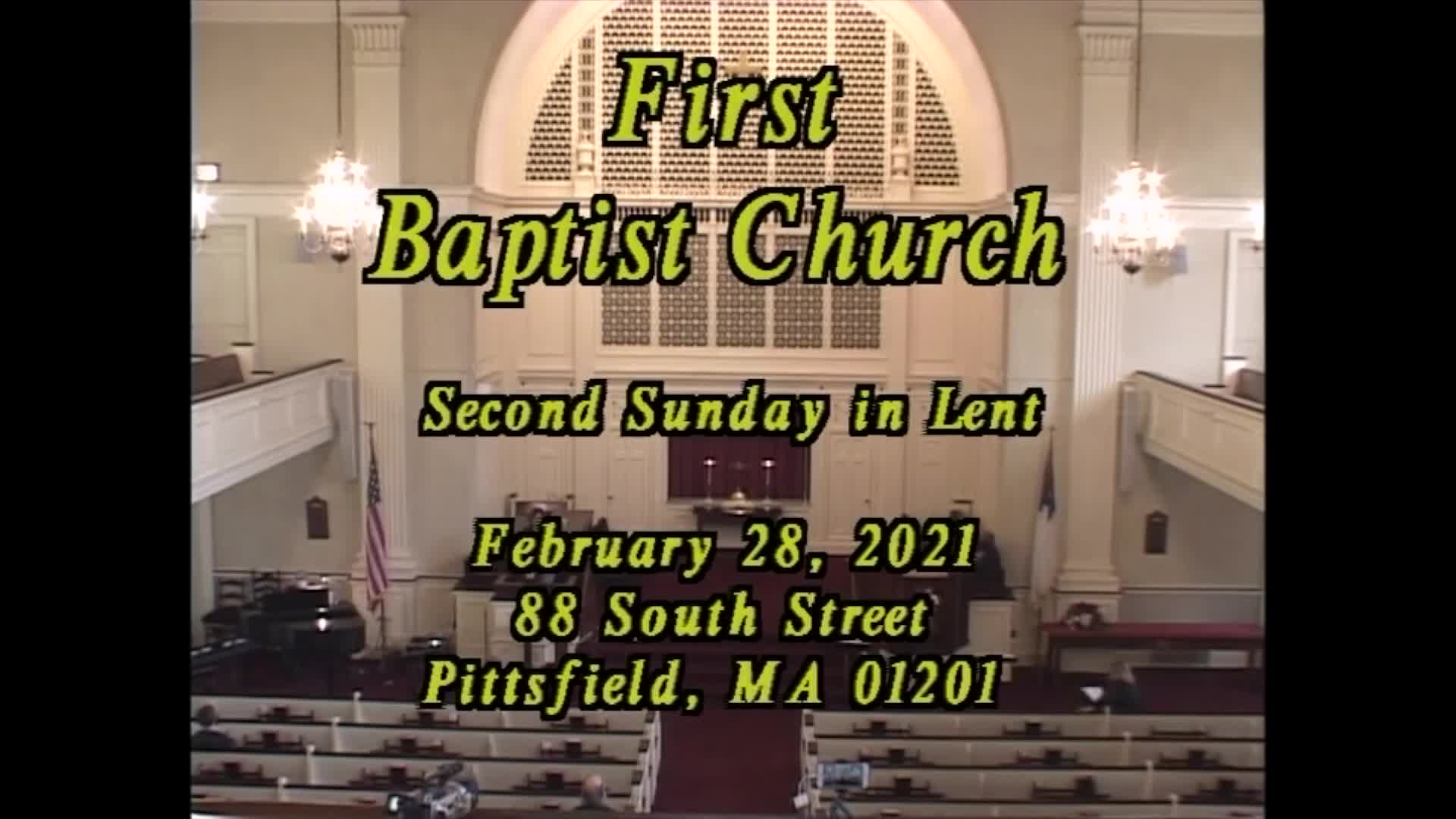 Thumbnail image for First Baptist Church of Pittsfield.  February 28, 2021.