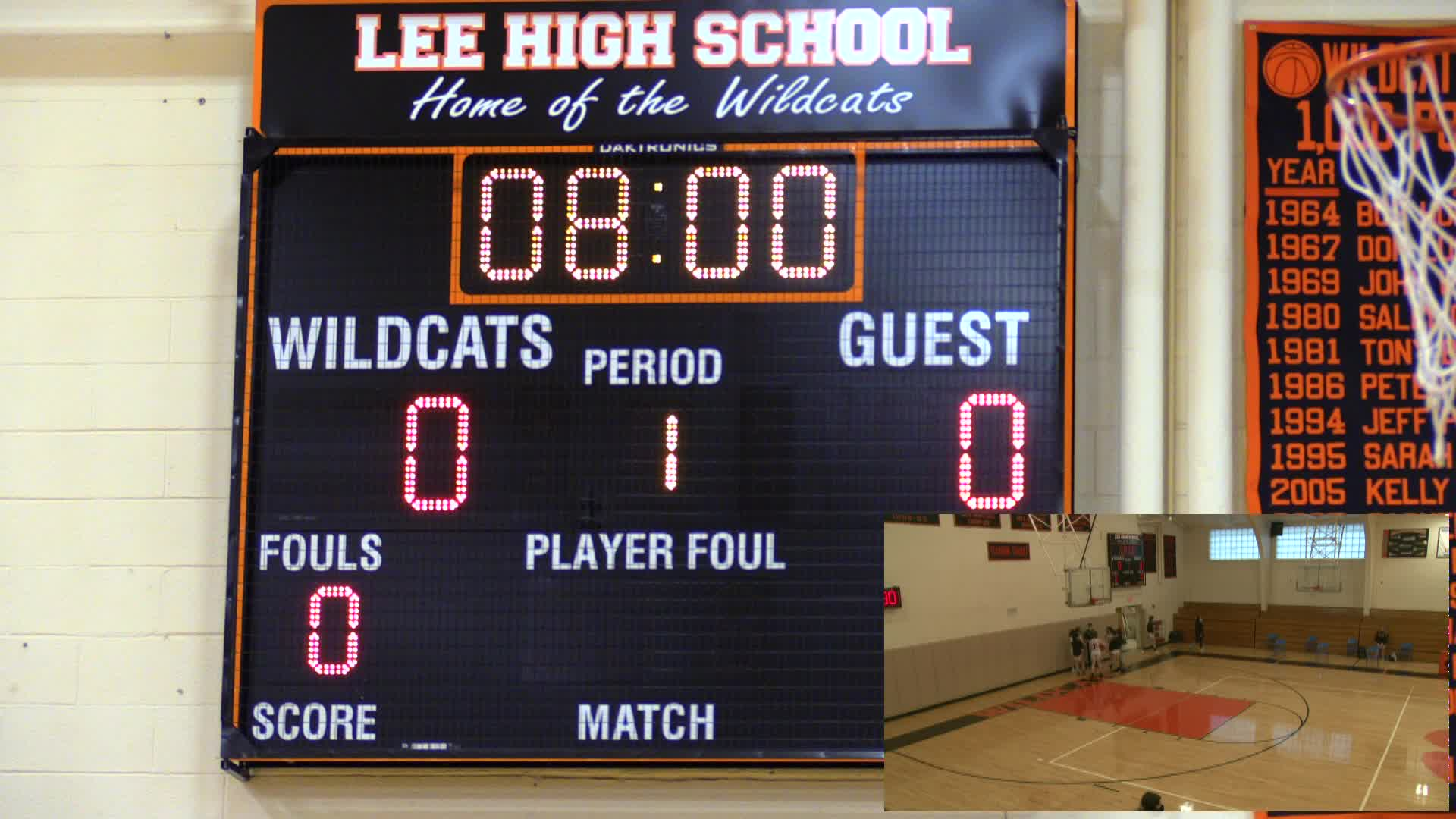 Thumbnail image for Sports Weekly presents "GAMEDAY -- LIVE from Lee Middle & High School."  March 8, 2021: Mt. Greylock Regional at Lee.  5:15 P.M., Girls' Junior Varsity Basketball.  7:00 P.M., Girls' Varsity Basketball.