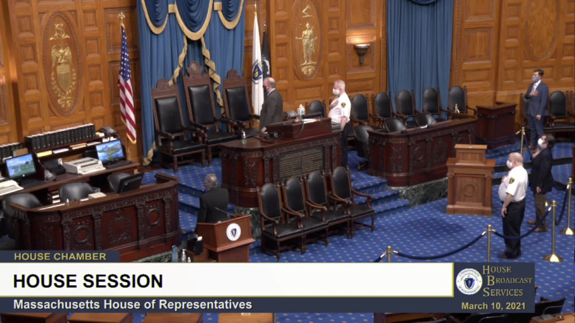 Thumbnail image for Commonwealth of Massachusetts State House.  House of Representatives, Informal Session, March 10, 2021.