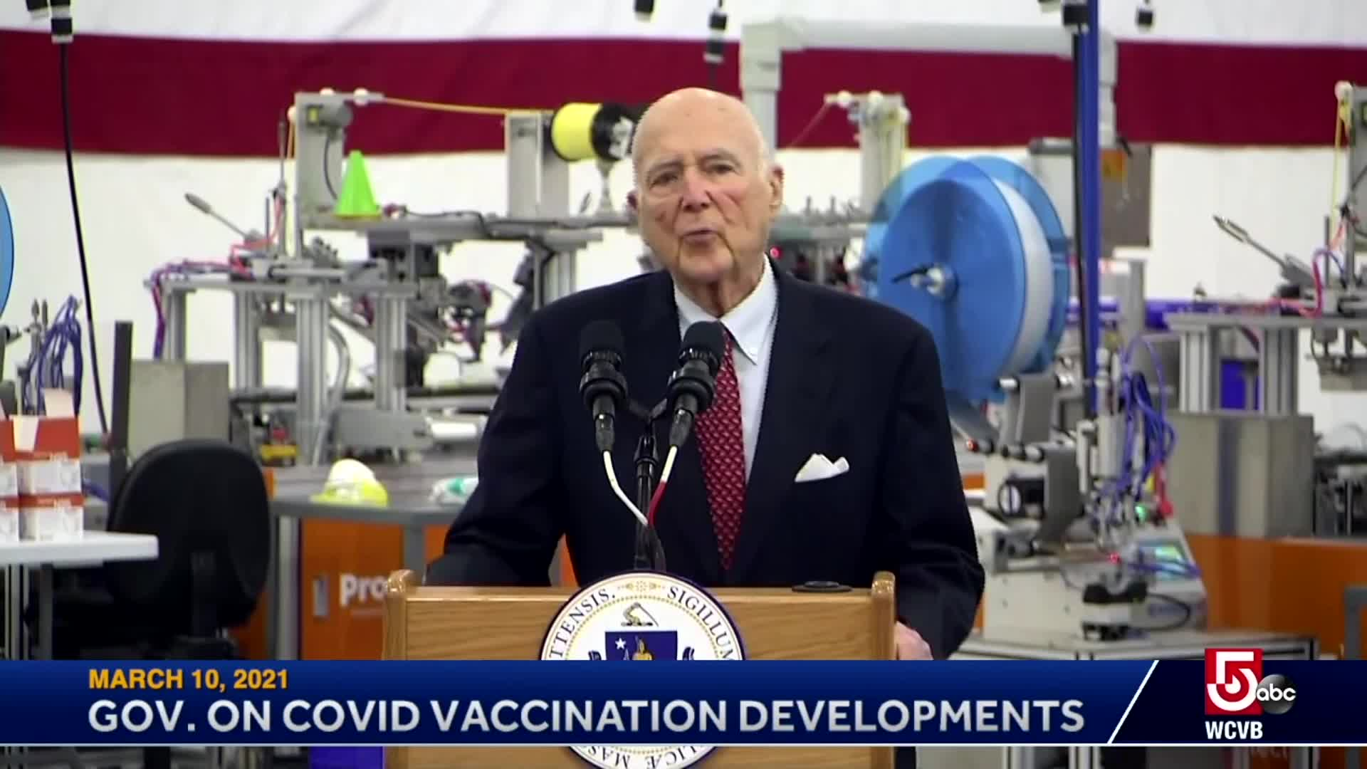 Thumbnail image for Commonwealth of Massachusetts State House.  Governor Baker COVID-19 Update: March 10, 2021.