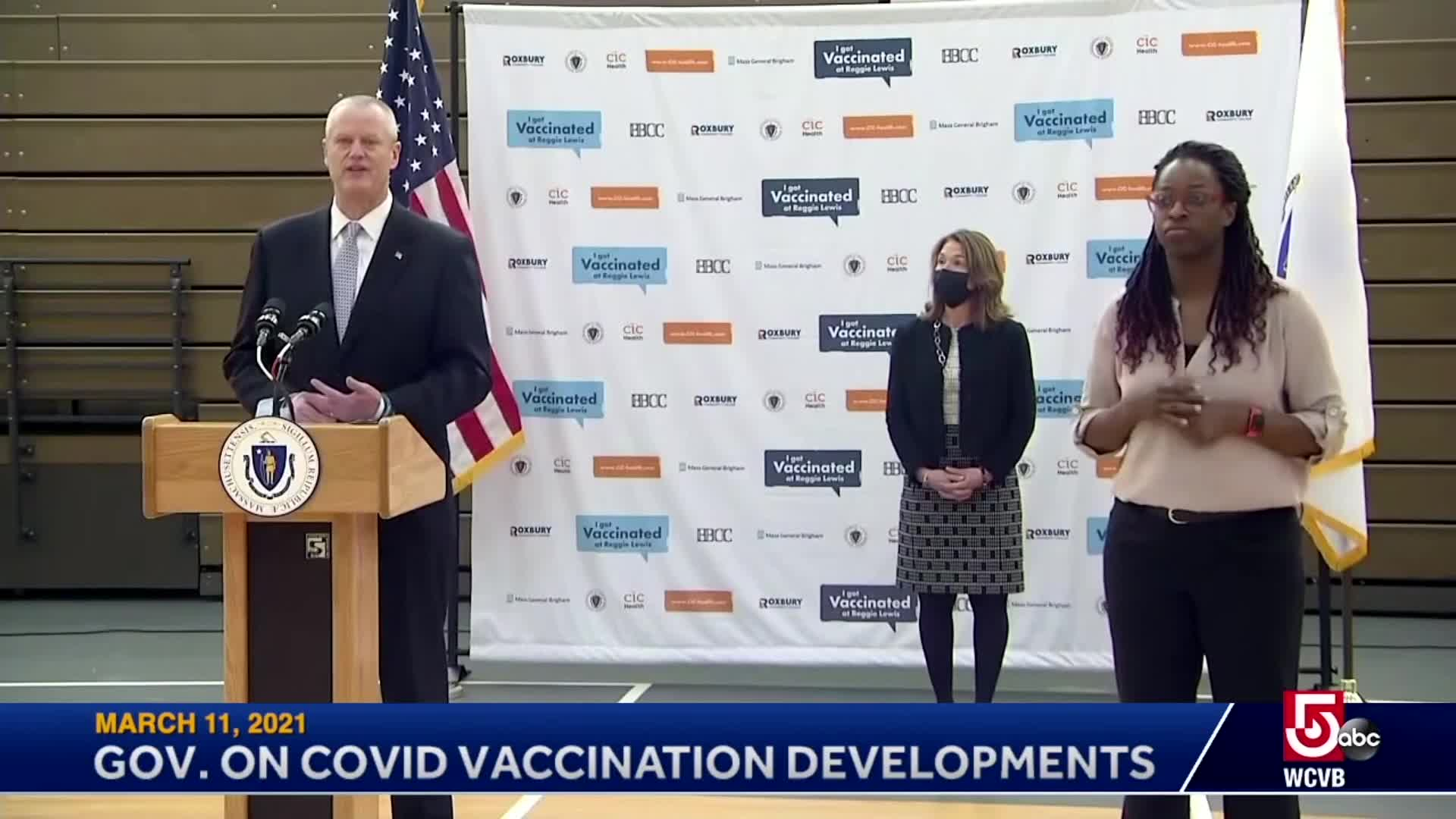 Thumbnail image for Commonwealth of Massachusetts State House.  Governor Baker COVID-19 Update: March 11, 2021.