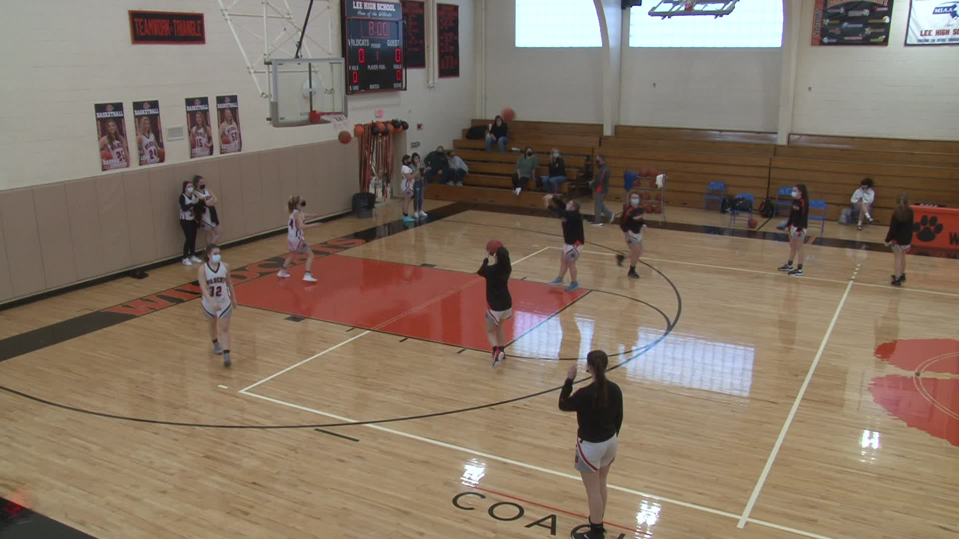 Thumbnail image for Sports Weekly presents "GAMEDAY -- LIVE from Lee Middle & High School."  March 15, 2021: Lenox Memorial at Lee.  5:15 P.M., Girls' Varsity Basketball.  7:00 P.M., Boys' Varsity Basketball.