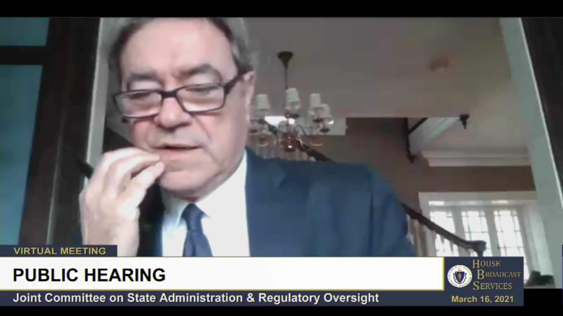 Thumbnail image for Commonwealth of Massachusetts State House.  Joint Committee on State Administration and Regulatory Oversight, Remote Public Hearing, Part 2 of 3, March 16, 2021.