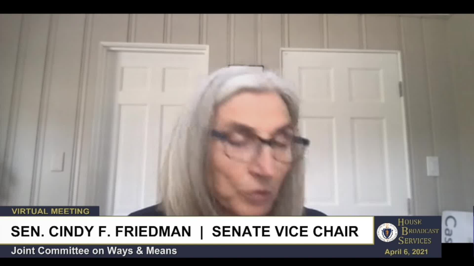 Thumbnail image for Commonwealth of Massachusetts State House.  Joint Committee on Ways & Means, FY2022 Budget Hearing on Health and Human Services, Part 1 of 4, April 6, 2021.