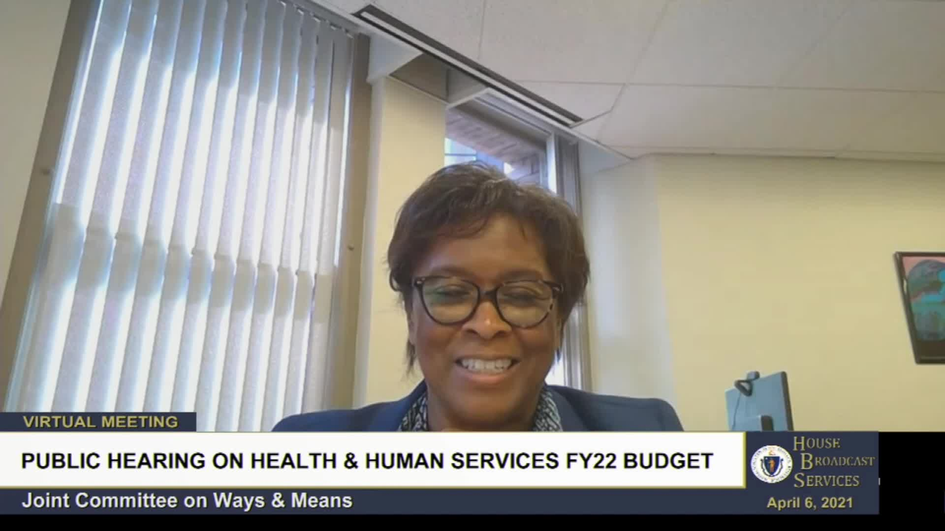 Thumbnail image for Commonwealth of Massachusetts State House.  Joint Committee on Ways & Means, FY2022 Budget Hearing on Health and Human Services, Part 3 of 4, April 6, 2021.