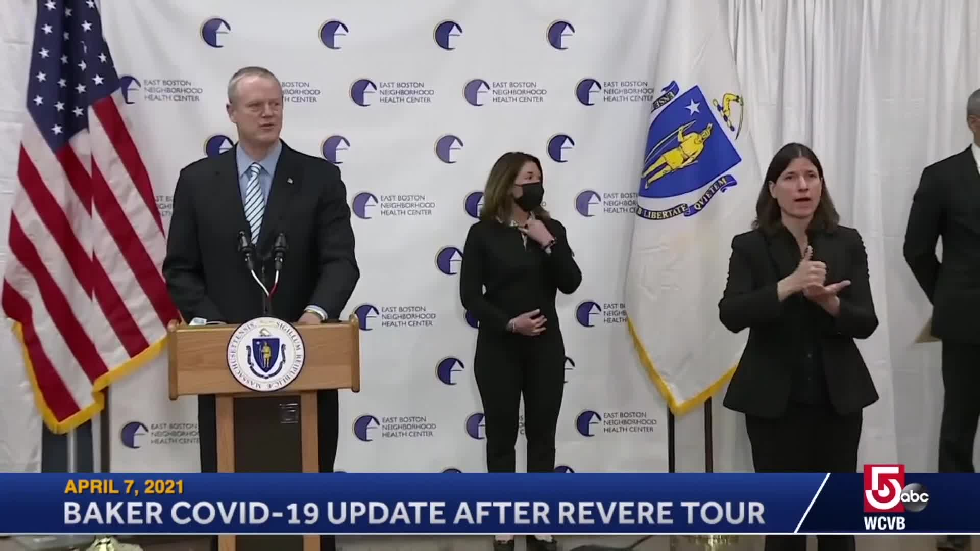 Thumbnail image for Commonwealth of Massachusetts State House.  Governor Baker COVID-19 Update: April 7, 2021.