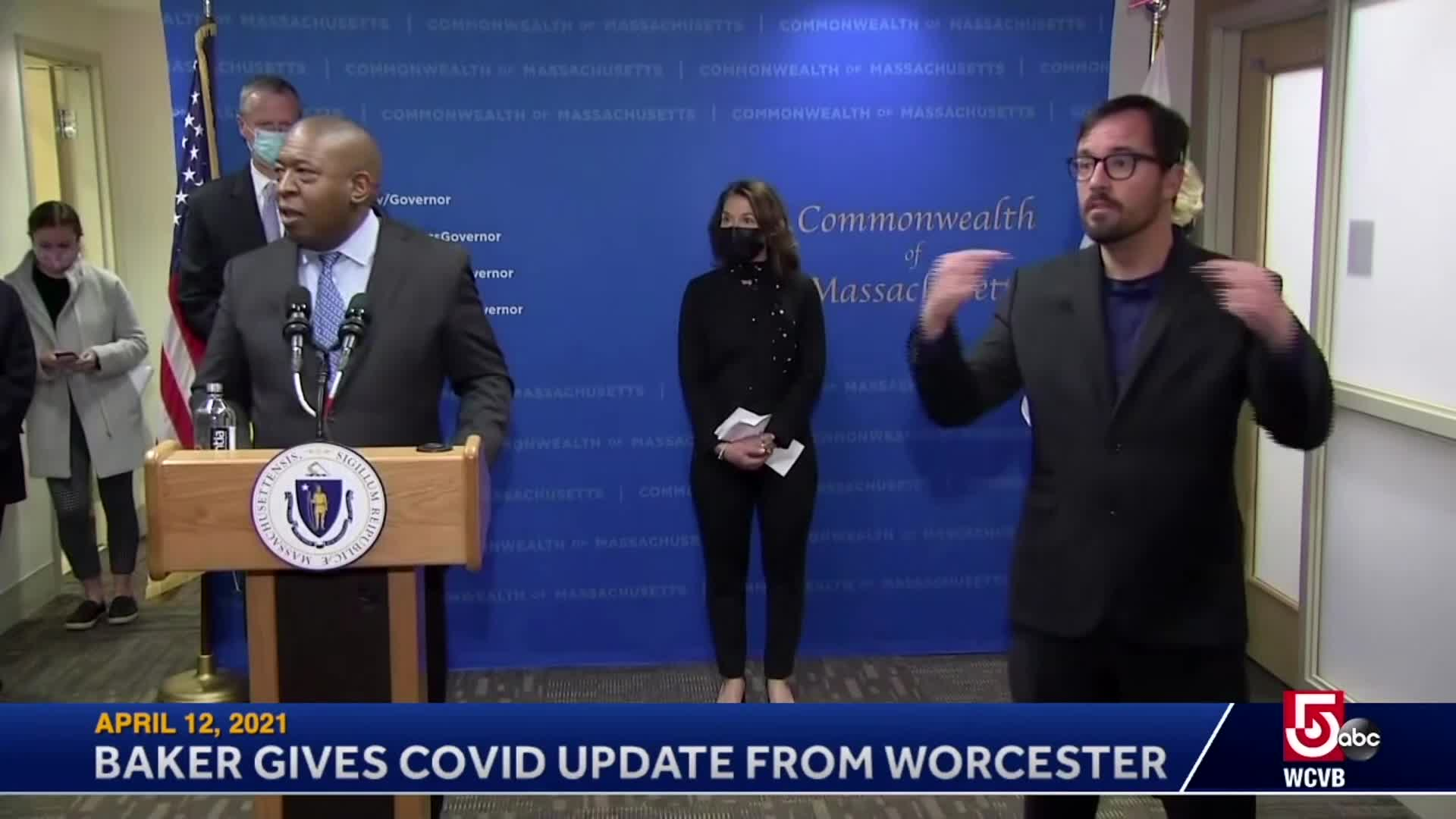 Thumbnail image for Commonwealth of Massachusetts State House.  Governor Baker COVID-19 Update: April 12, 2021.