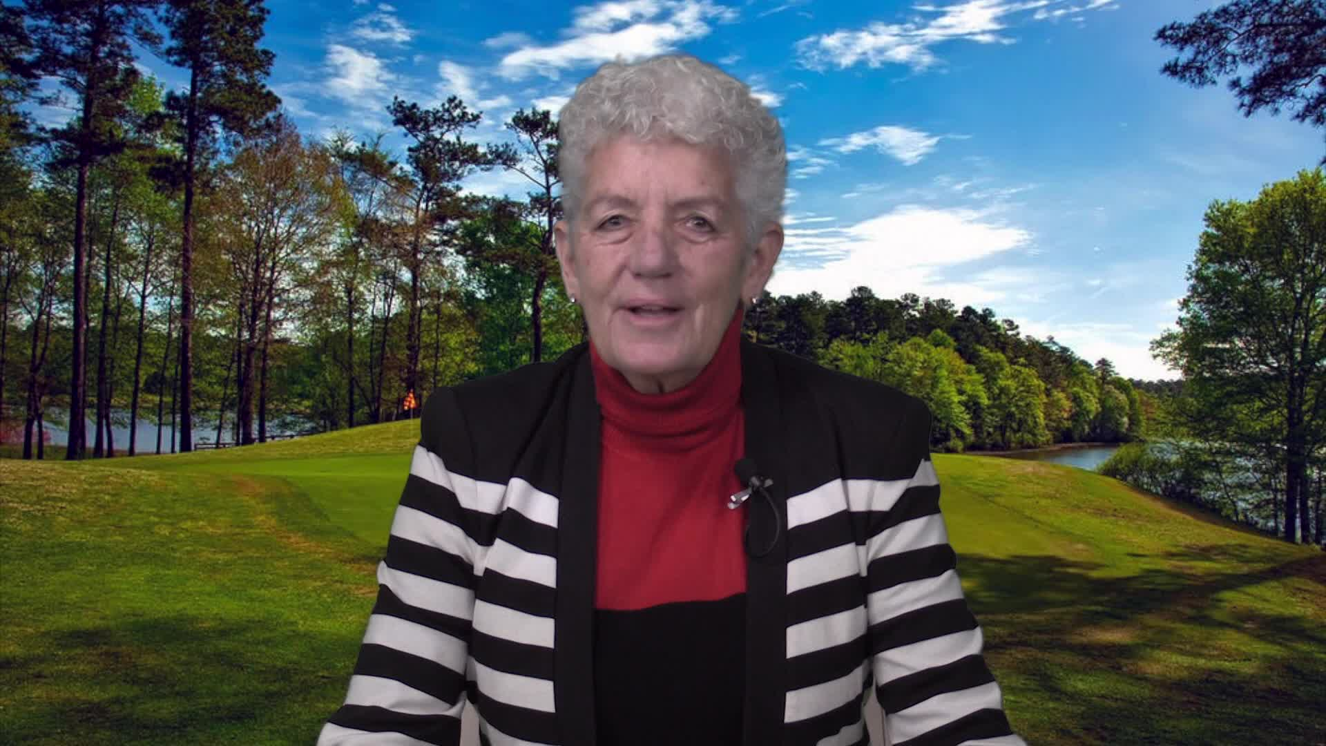 Thumbnail image for "'It's Okay to talk golf,' with Kay McMahon, LPGA Hall of Fame.  Episode 01."