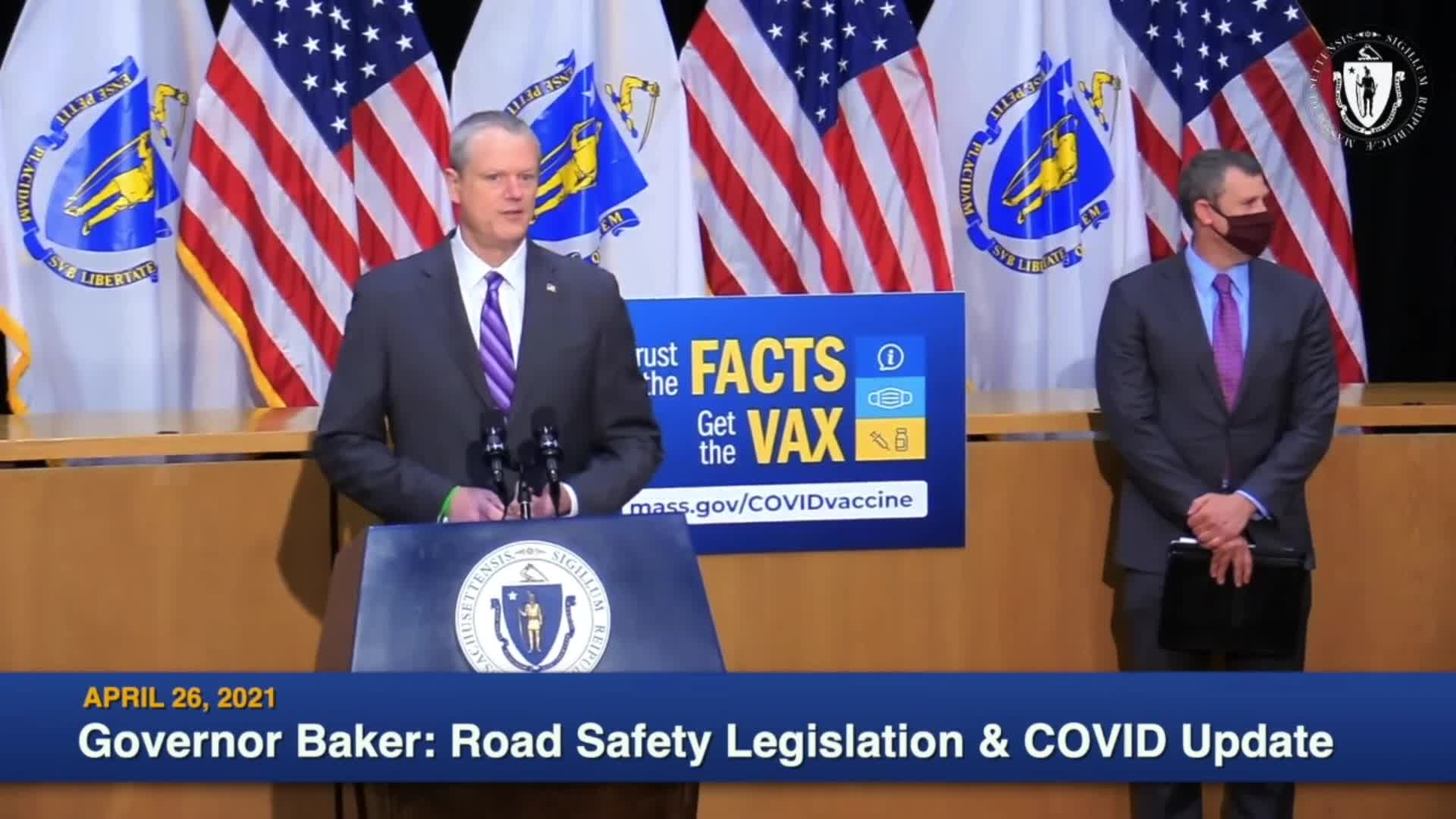 Thumbnail image for Commonwealth of Massachusetts State House.  Governor Baker COVID-19 Update: April 26, 2021.