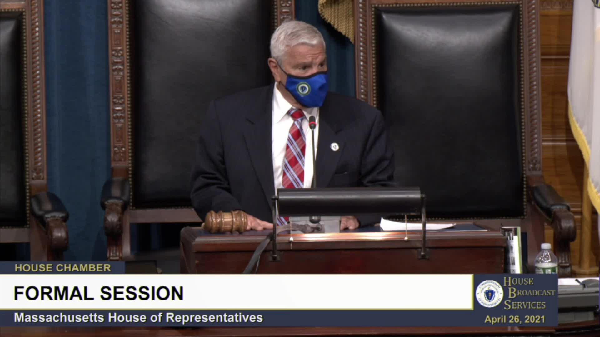 Thumbnail image for Commonwealth of Massachusetts State House.  House of Representatives.  FY2022 Budget Formal Session, Part 1 of 3, April 26, 2021.