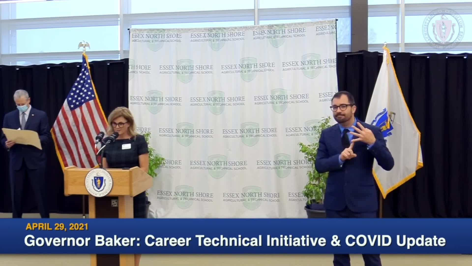 Thumbnail image for Commonwealth of Massachusetts State House.  Governor Baker COVID-19 Update: April 29, 2021.