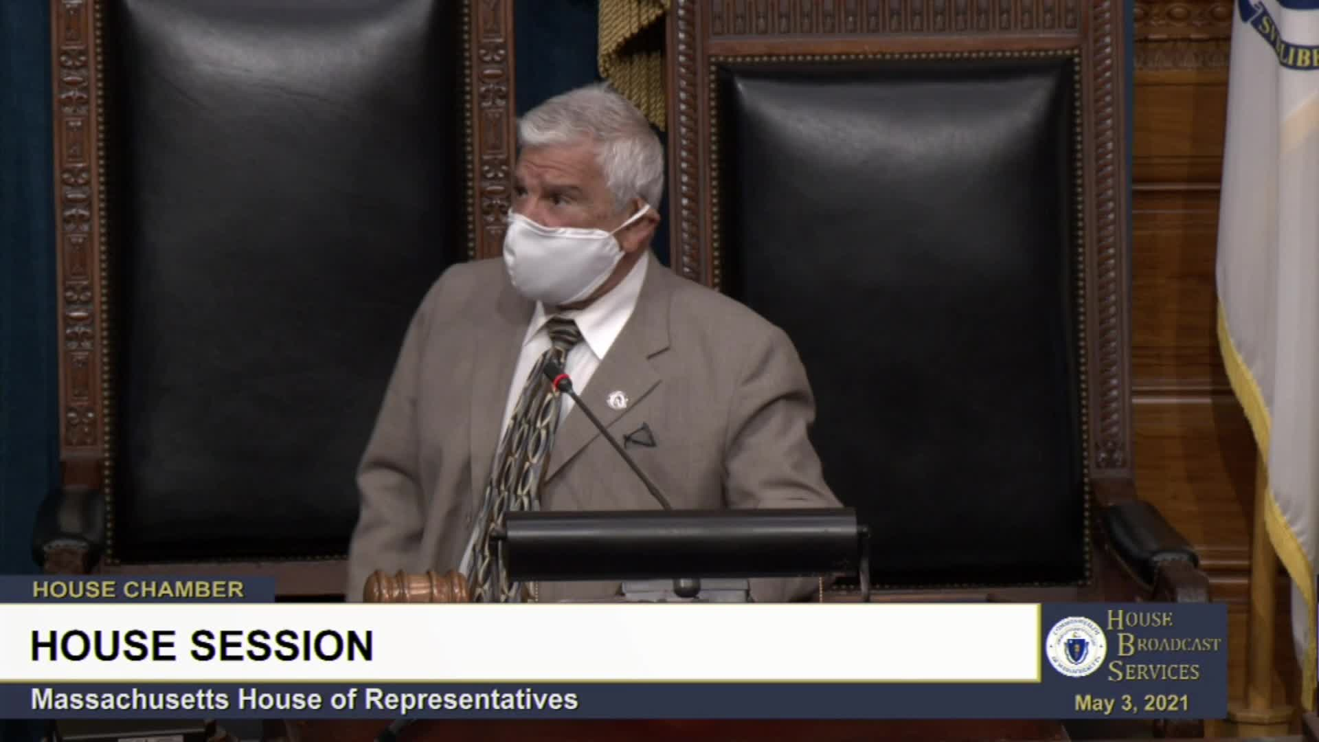 Thumbnail image for Commonwealth of Massachusetts State House.  House of Representatives, Informal Session, May 3, 2021.