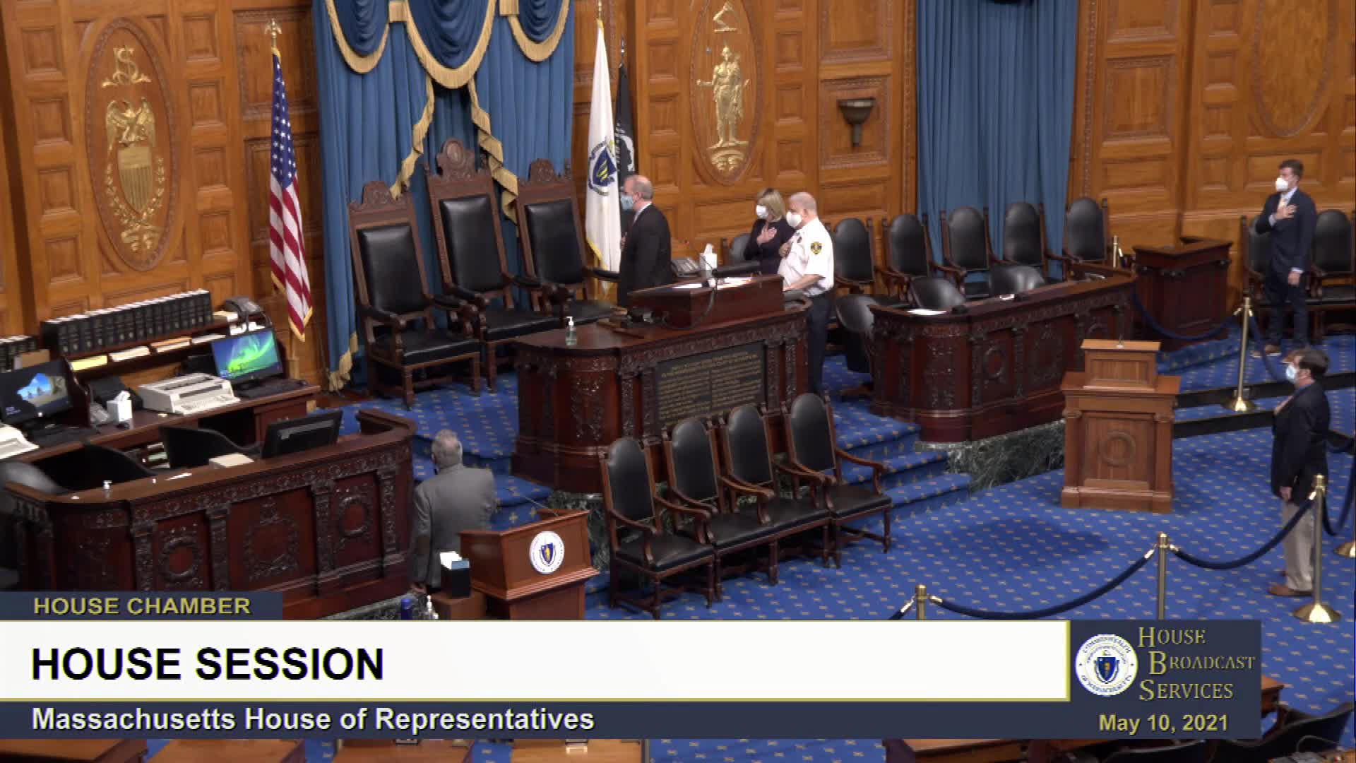 Thumbnail image for Commonwealth of Massachusetts State House.  House of Representatives, Informal Session, May 10, 2021.