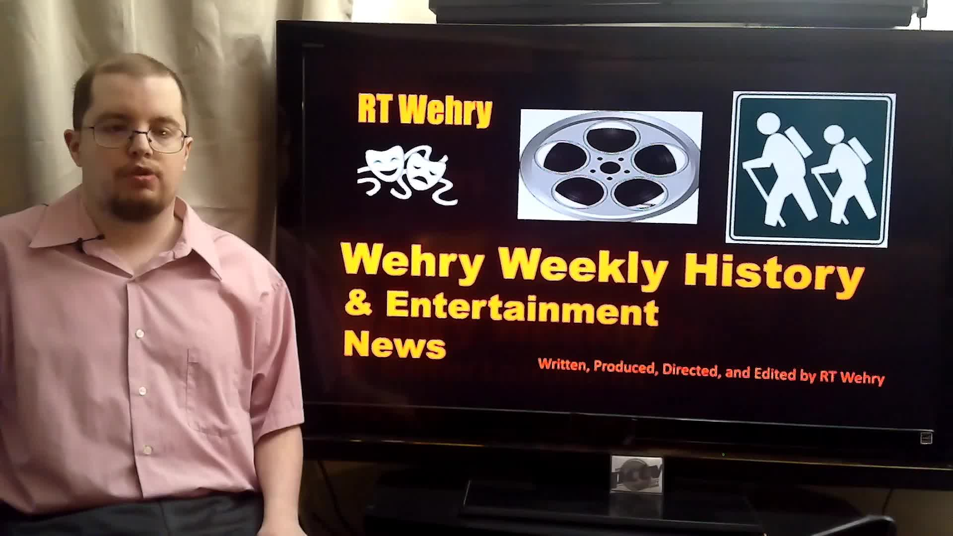 Thumbnail image for Wehry Weekly History & Entertainment News.  May 12, 2021.