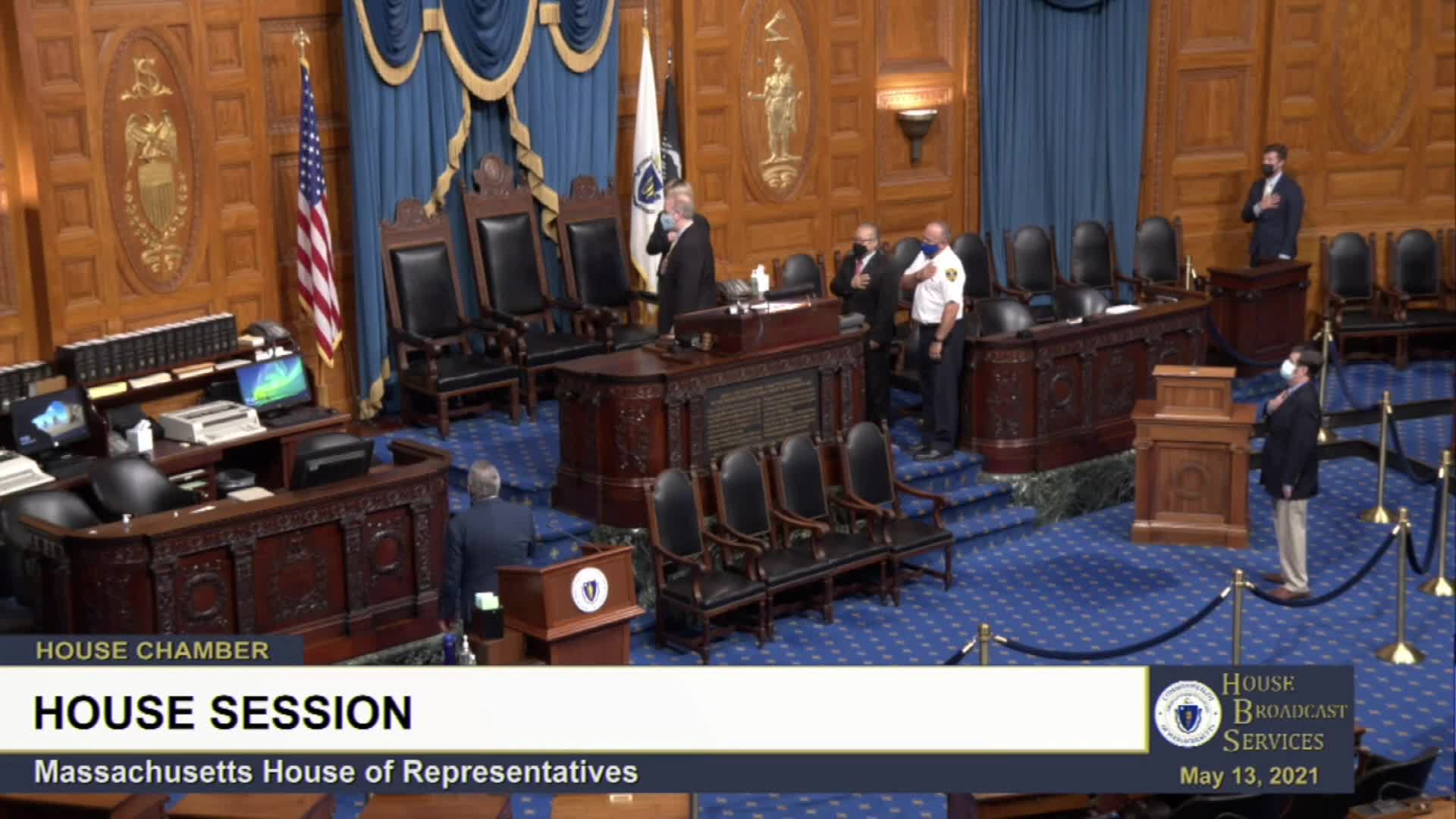 Thumbnail image for Commonwealth of Massachusetts State House.  House of Representatives, Informal Session, May 13, 2021.