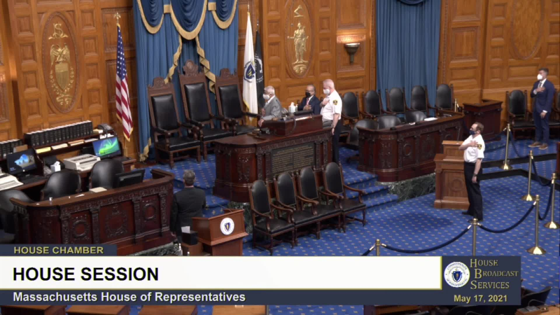 Thumbnail image for Commonwealth of Massachusetts State House.  House of Representatives, Informal Session, May 17, 2021.