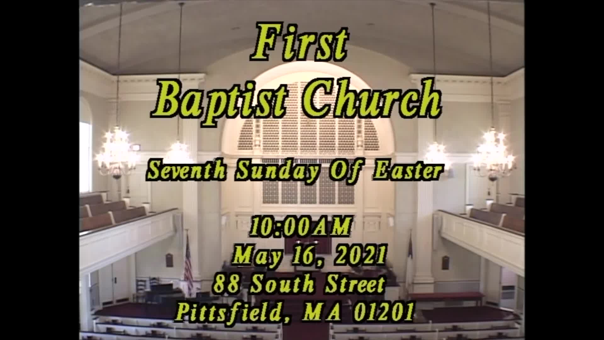 Thumbnail image for First Baptist Church of Pittsfield.  May 16, 2021.