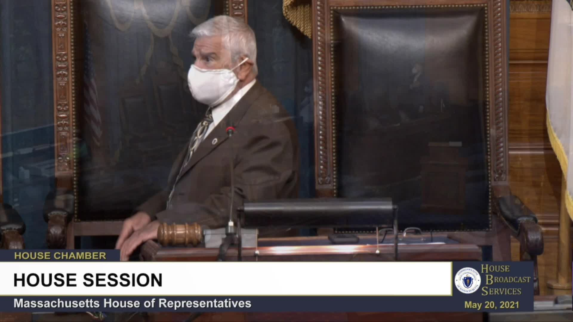 Thumbnail image for Commonwealth of Massachusetts State House.  House of Representatives, Informal Session, May 20, 2021.