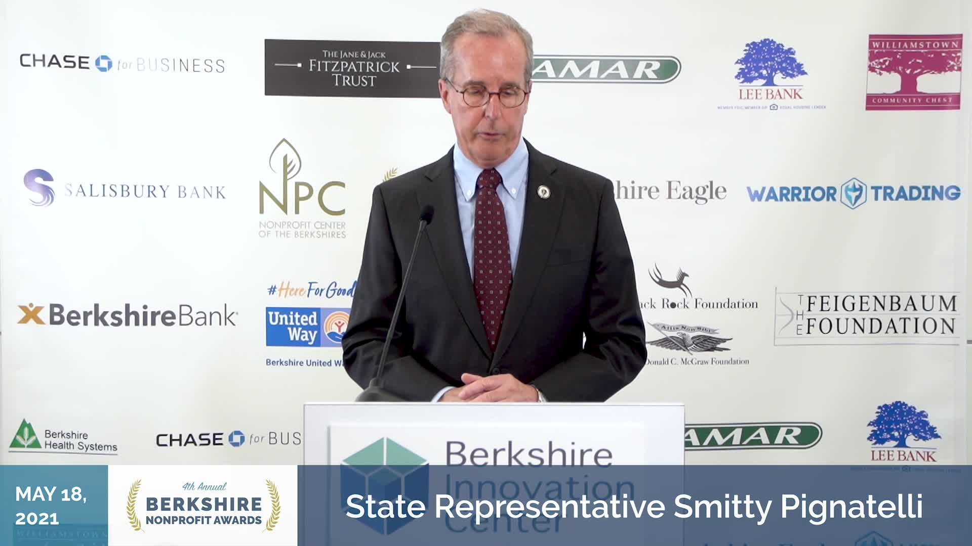 Thumbnail image for Nonprofit Center (NPC) of the Berkshires presents "4th Annual Berkshire Nonprofit Awards, May 18, 2021," in partnership with The Berkshire Eagle.