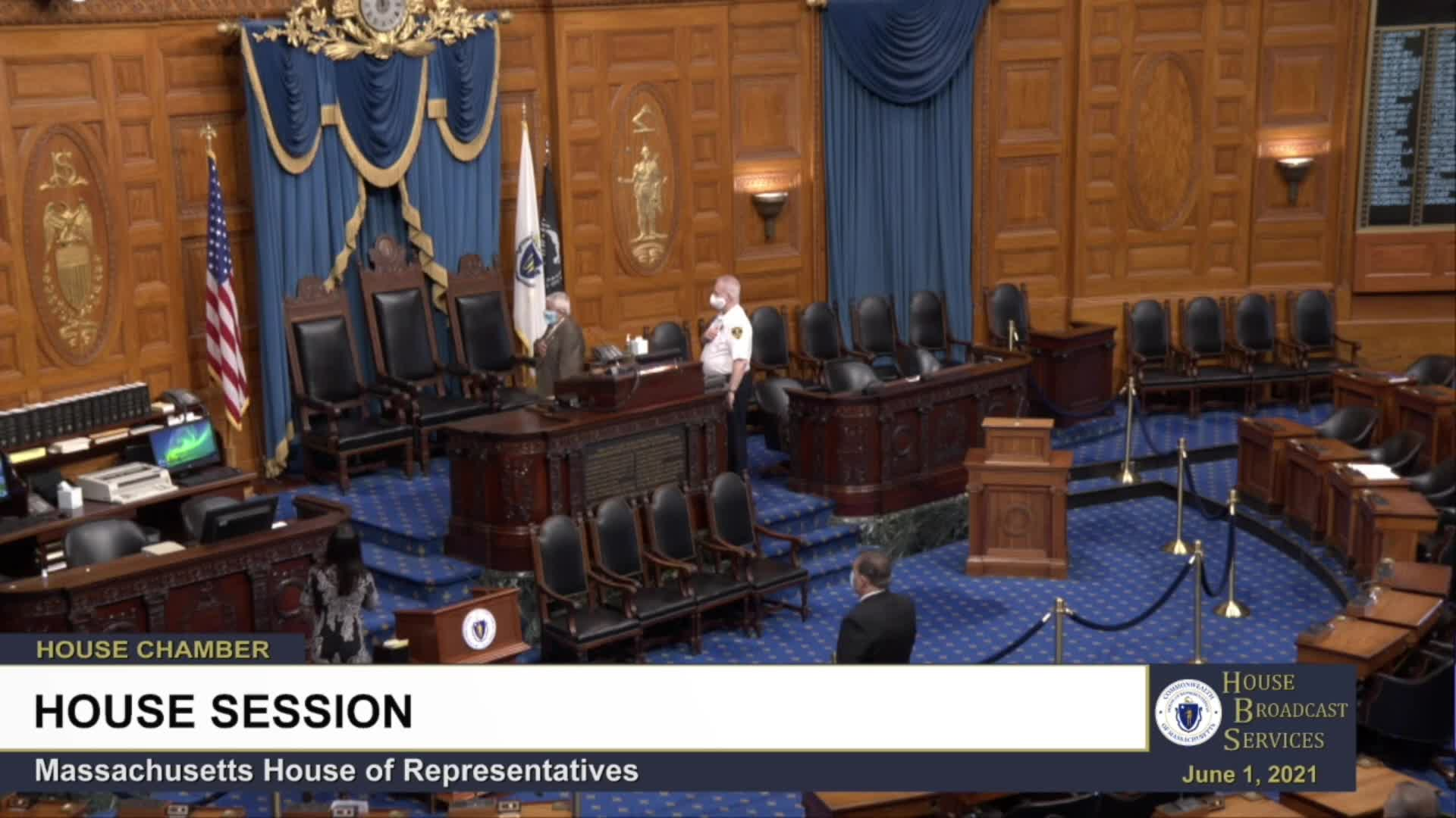 Thumbnail image for Commonwealth of Massachusetts State House.  House of Representatives, Informal Session, June 1, 2021.