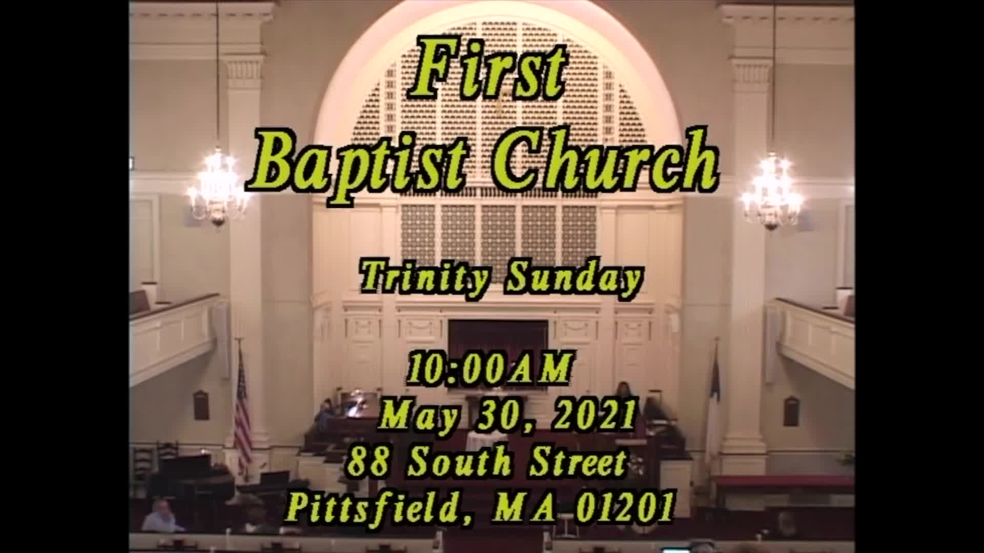 Thumbnail image for First Baptist Church of Pittsfield.  May 30, 2021.