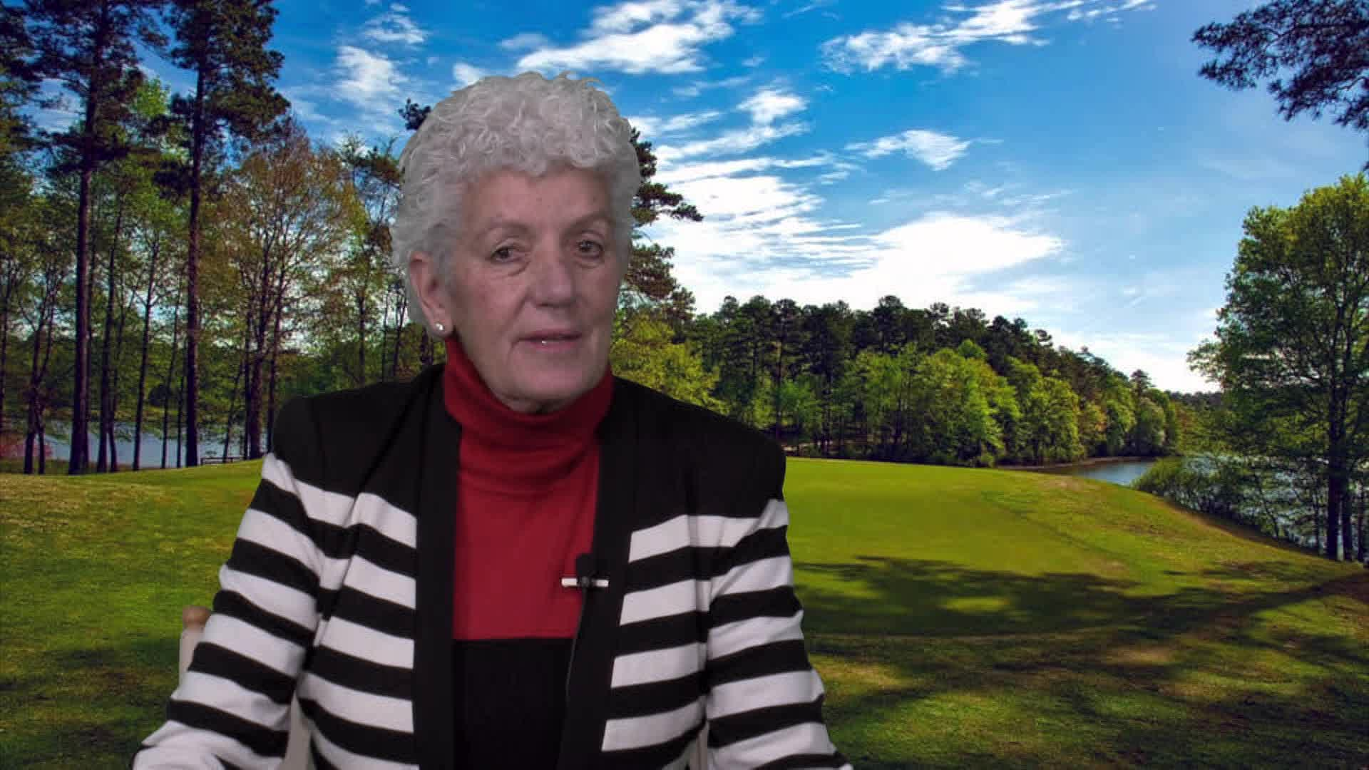 Thumbnail image for "'It's OKay to talk golf,' with Kay McMahon, LPGA Hall of Fame.  Episode 04."